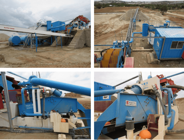 sand washing system