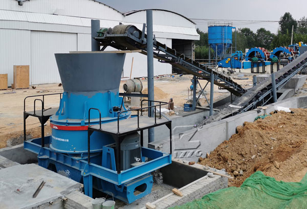 construction waste making sand machine